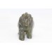 Handmade Figurine Animal Elephant Natural Labradorite Gemstone Decorative Item G